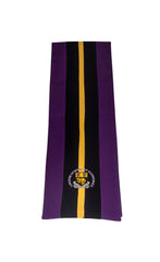 Woolen Scarf with Crest Embroidery