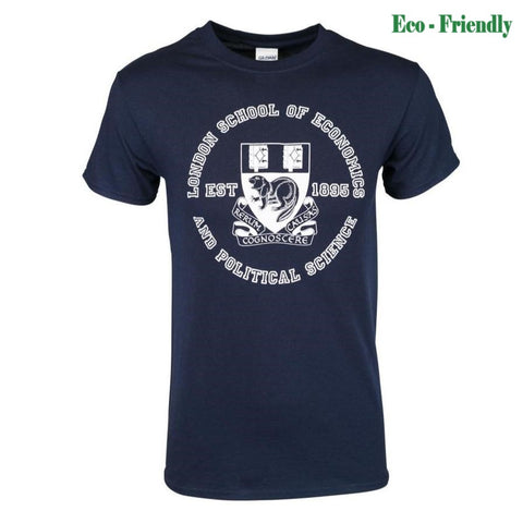 Organic Crest T-Shirt Navy