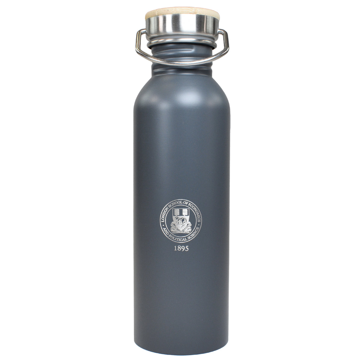 Stainless Steel Bottle with Bamboo Lid