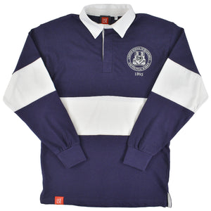 Crest Rugby Shirt Navy/White