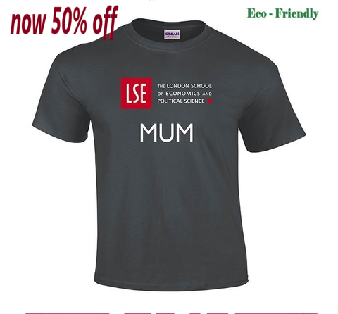 Organic Mum T-Shirt (Charcoal Grey/ White/Red)