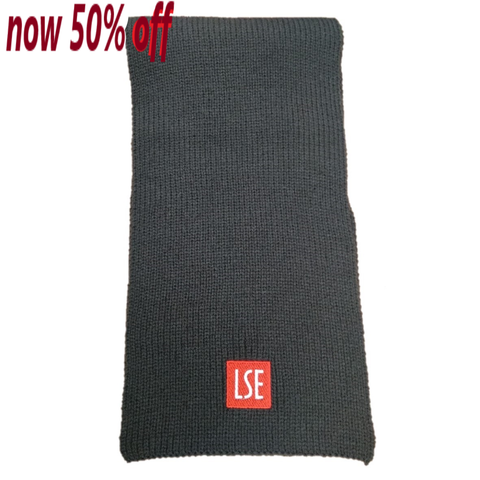 LSE Logo Charcoal Scarf