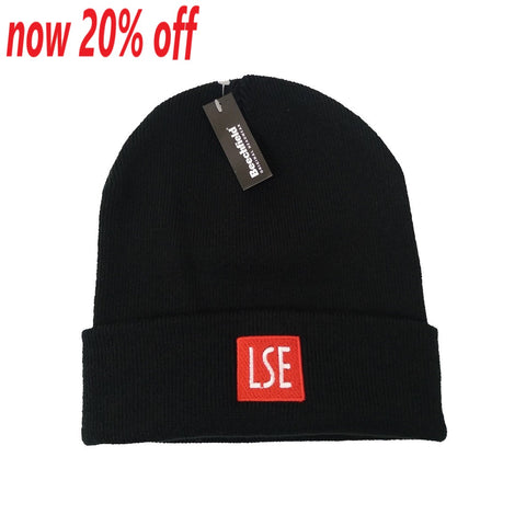 LSE Logo Beanie Hat - Black