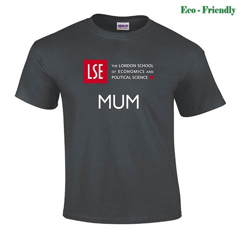 Organic Mum T-Shirt (Charcoal Grey/ White)