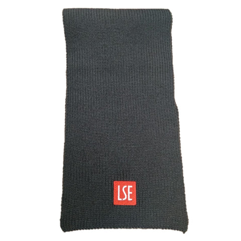 LSE Logo Charcoal Scarf